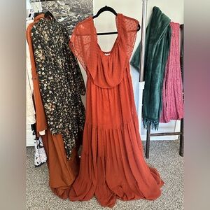 Baltic Born Maxi Dress rust